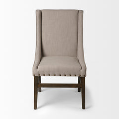 Kensington Beige High-Back Dining Side Chair - Ornate Home