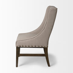 Kensington Beige High-Back Dining Side Chair - Ornate Home