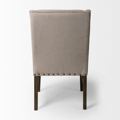 Kensington Beige High-Back Dining Side Chair - Ornate Home