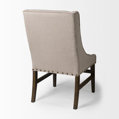 Kensington Beige High-Back Dining Side Chair - Ornate Home