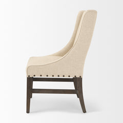 Kensington Cream High-Back Dining Side Chair - Ornate Home