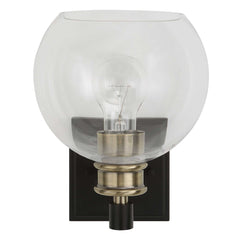 Kent Black/Brass Edison 1 Light Sconce - Ornate Home