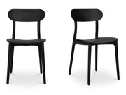 Kent Black Outdoor Dining Chair (Set of 2) - Ornate Home