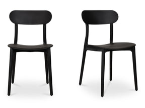 Kent Black Outdoor Dining Chair (Set of 2) - Ornate Home