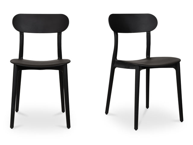 Kent Black Outdoor Dining Chair (Set of 2) - Ornate Home