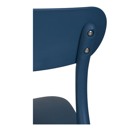 Kent Navy Outdoor Dining Chair (Set of 2) - Ornate Home