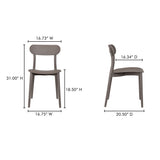 Kent Taupe Outdoor Dining Chair (Set of 2) - Ornate Home