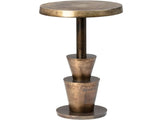 Kenway Antique Brass Side Table - Ornate Home