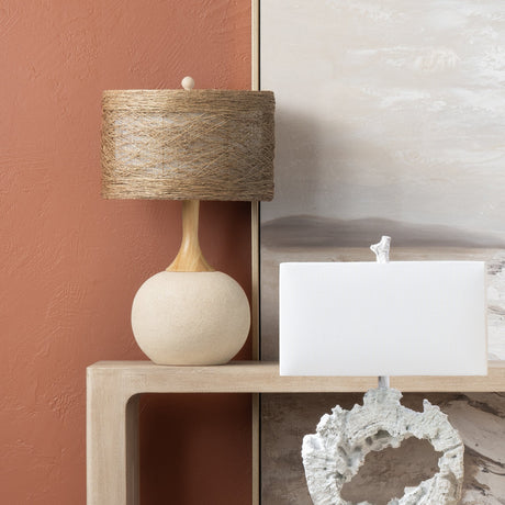 Kenya Tan/Brown Table Lamp - Ornate Home