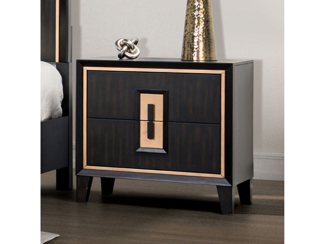 Kenyada Espresso Nightstand - Ornate Home