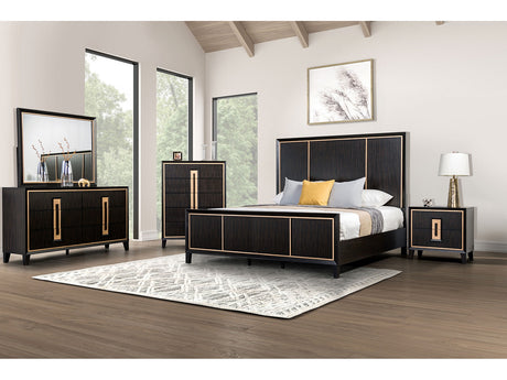 Kenyada Espresso Queen 4 Piece Bedroom Set - Ornate Home