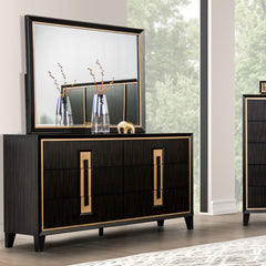 Kenyada Espresso Queen 5 Piece Bedroom Set w/2 Nightstands - Ornate Home