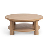Kenzie Amber Toast Coffee Table - Ornate Home