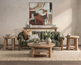 Kenzie Amber Toast Coffee Table - Ornate Home