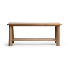 Kenzie Amber Toast Console Table - Ornate Home