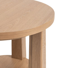 Kenzie Amber Toast End Table - Ornate Home