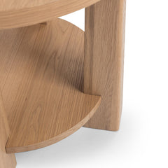 Kenzie Amber Toast End Table - Ornate Home
