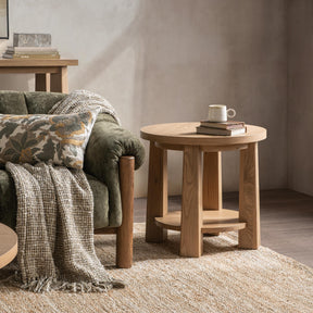 Kenzie Amber Toast End Table - Ornate Home