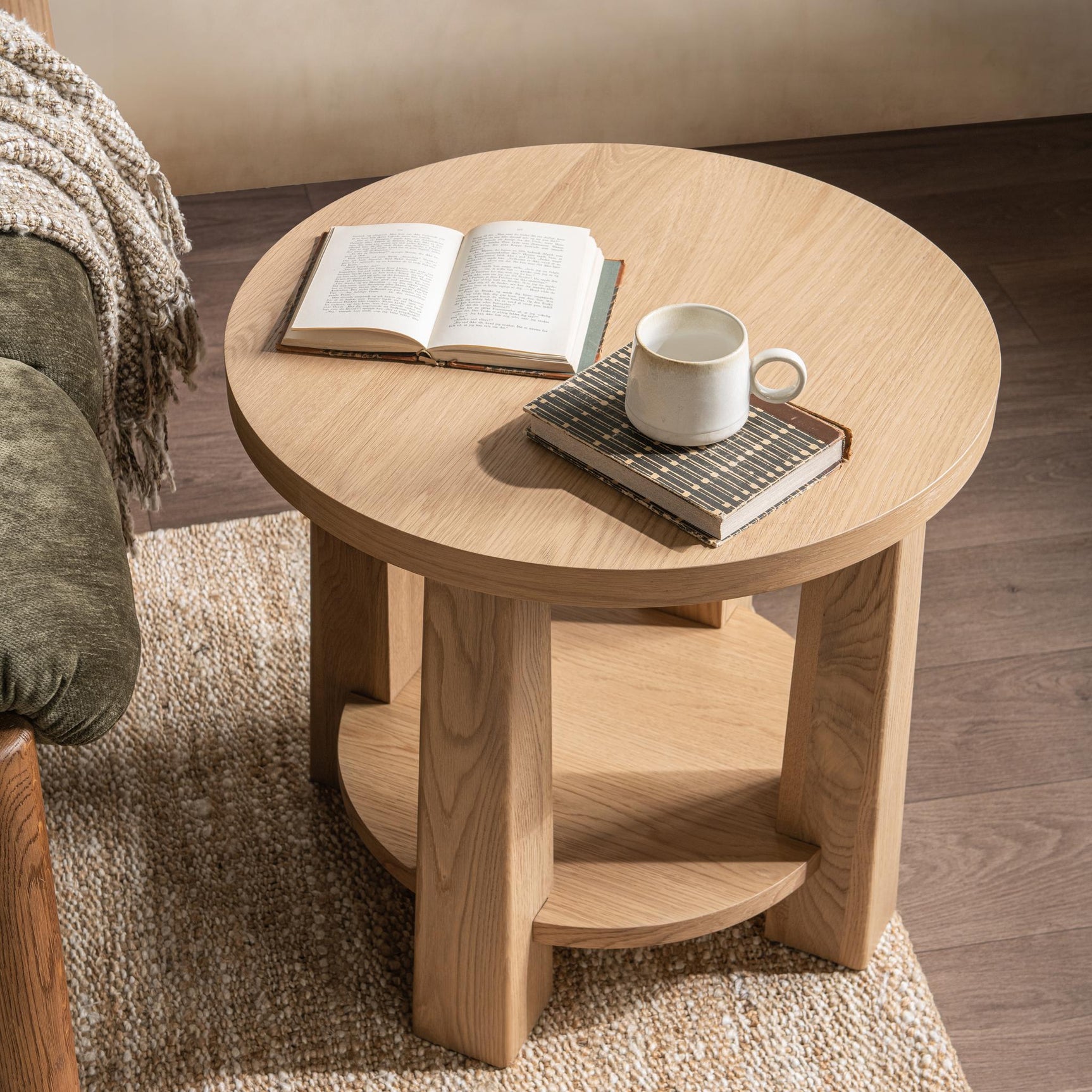 Kenzie Amber Toast End Table - Ornate Home