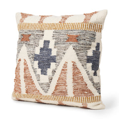 Kenzie Multicolor 20x20 Print Square Pillow Cover