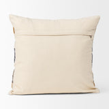 Kenzie Multicolor 20x20 Print Square Pillow Cover with Down Filler (Set of 2)