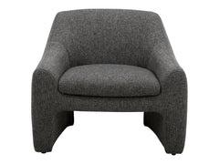 Kenzie Shadowed Grey Accent Chair - Ornate Home
