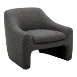 Kenzie Shadowed Grey Accent Chair - Ornate Home