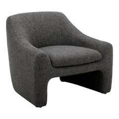 Kenzie Shadowed Grey Accent Chair - Ornate Home