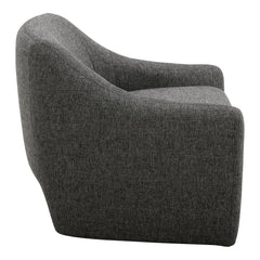 Kenzie Shadowed Grey Accent Chair - Ornate Home