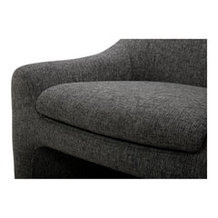 Kenzie Shadowed Grey Accent Chair - Ornate Home