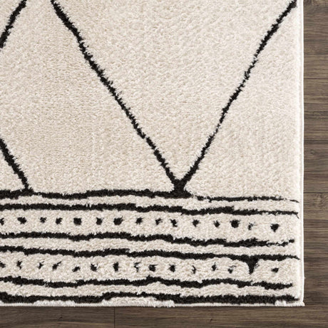 Keone Black & White Area Rug - Ornate Home