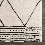 Keone Black & White Thick Rug - Ornate Home