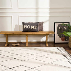 Keone Black & White Thick Rug - Ornate Home