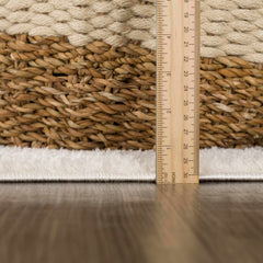 Keone Black & White Thick Rug - Ornate Home