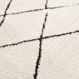 Keone Black & White Thick Rug - Ornate Home