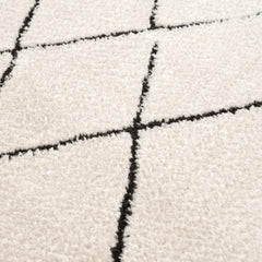 Keone Black & White Thick Rug - Ornate Home