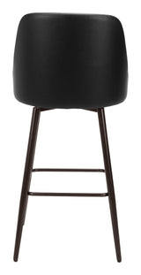 Keppel Black & Bronze Swivel Barstool - Ornate Home