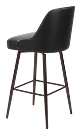Keppel Black & Bronze Swivel Barstool - Ornate Home