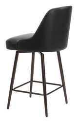 Keppel Black & Bronze Swivel Counter Stool - Ornate Home