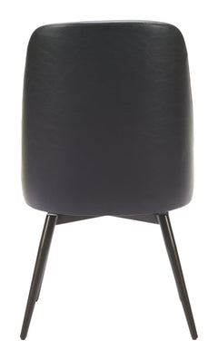 Keppel Black Swivel Dining Chair (Set of 2) - Ornate Home