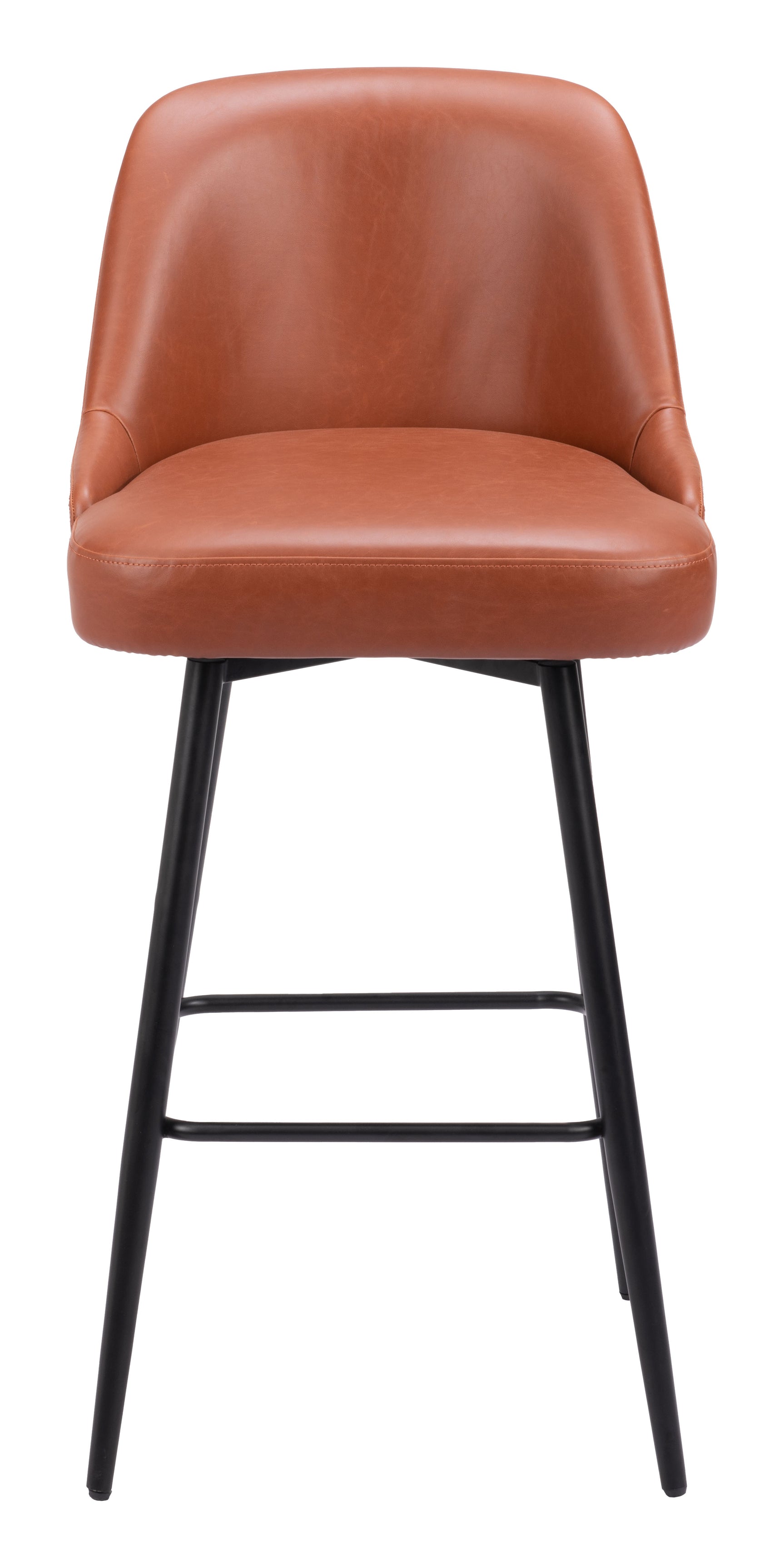 Keppel Brown Swivel Barstool - Ornate Home