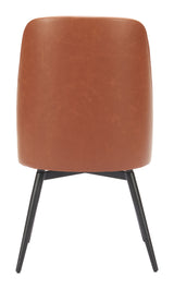Keppel Brown Swivel Dining Chair (Set of 2) - Ornate Home