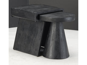 Keppler Black 2-Piece Nesting Tables - Ornate Home