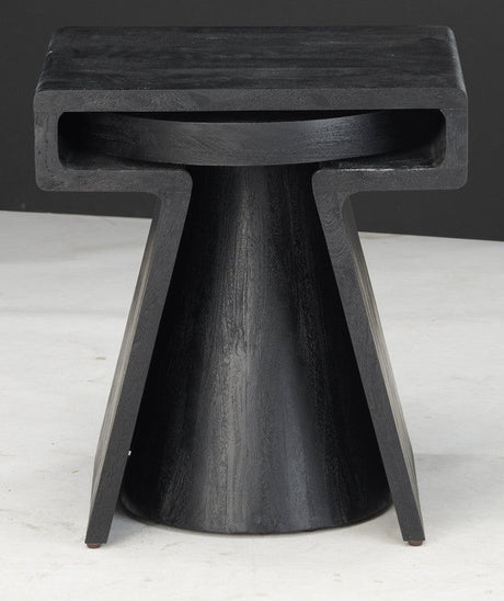 Keppler Black 2-Piece Nesting Tables - Ornate Home