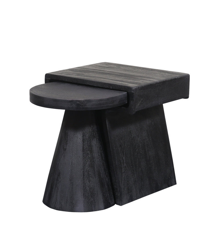 Keppler Black 2-Piece Nesting Tables - Ornate Home