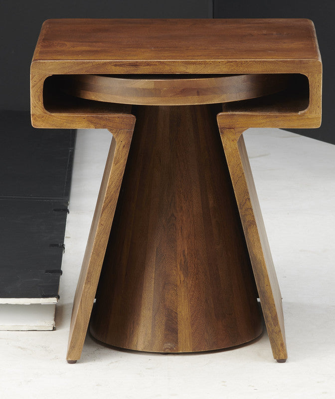 Keppler Brown 2-Piece Nesting Tables - Ornate Home