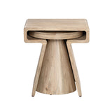 Keppler Natural Brown 2-Piece Nesting Tables - Ornate Home