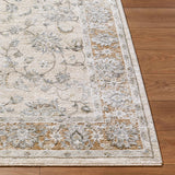 Kerem Cream Thick Luxe Damask Rug - Ornate Home