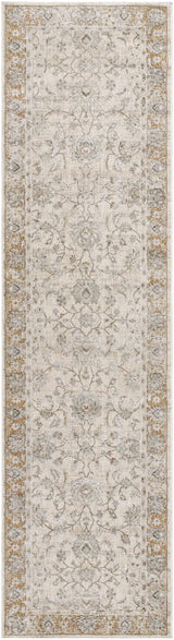 Kerem Cream Thick Luxe Damask Rug - Ornate Home