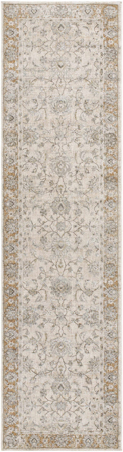 Kerem Cream Thick Luxe Damask Rug - Ornate Home